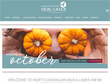 Tablet Screenshot of okanaganskinandlaser.com